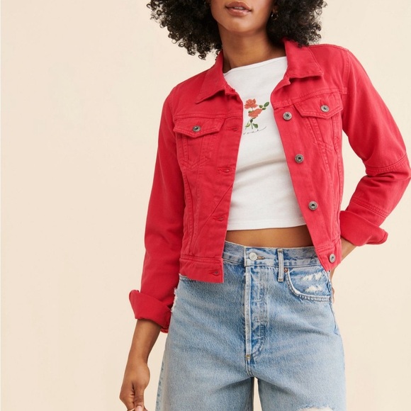 We The Free Jackets & Blazers - Free people we the free rumors demin jacket